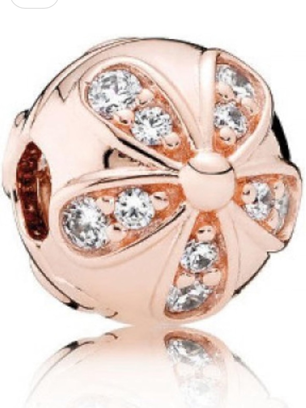 Pandora Rose Gold Daisy Clip Charm